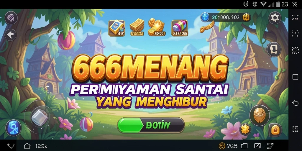 Tampilan gameplay 666MENANG yang mengasyikkan dan penuh warna.