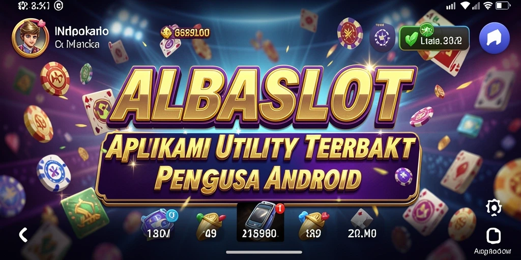 Tampilan utama aplikasi ALBASLOT dengan fitur-fitur utility yang bermanfaat.