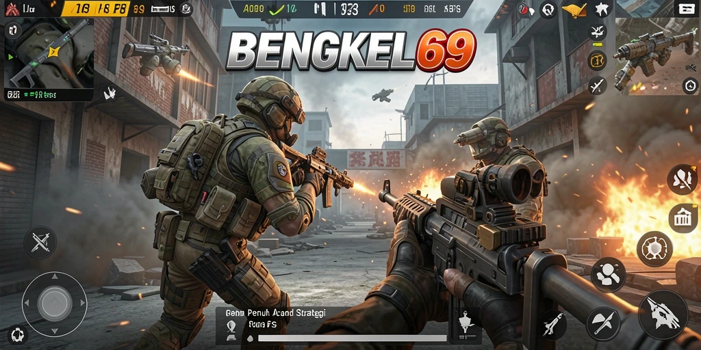 Tampilan gameplay BENGKEL69 yang mendebarkan dan penuh aksi.