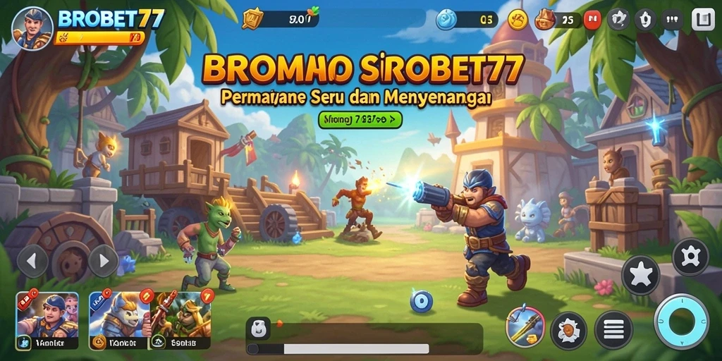 Screenshot gameplay BROBET77 menampilkan aksi seru dalam game Simulation.