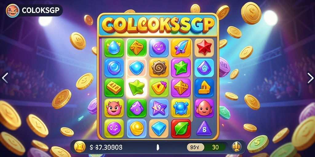 Tampilan gameplay COLOKSGP yang seru dan penuh warna.