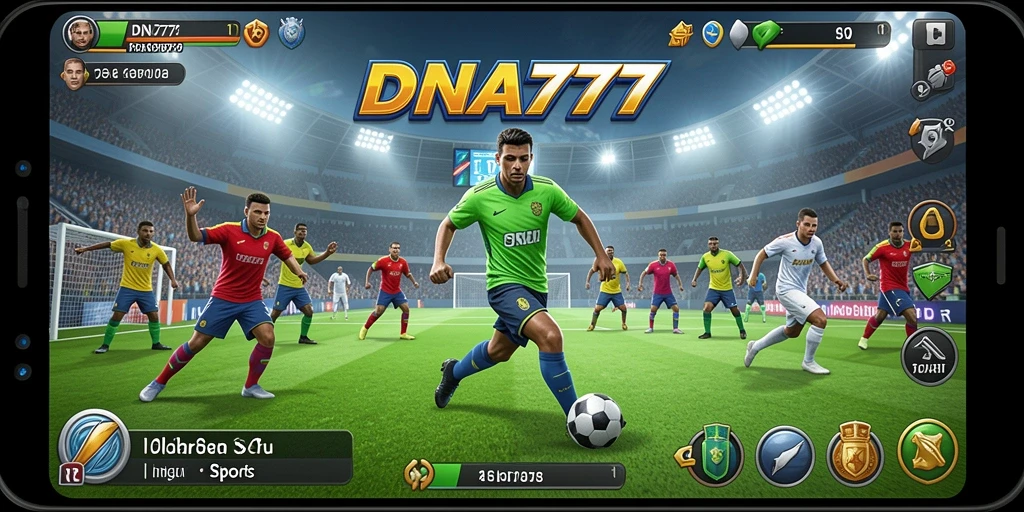 Tampilan gameplay seru dari DNA777 saat bertanding.