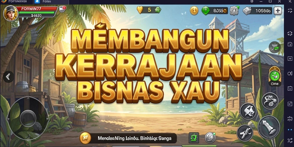 Tampilan gameplay FORWIN77 yang menarik dan penuh strategi Tycoon.