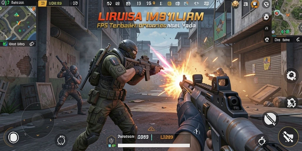 Tampilan gameplay seru dalam IDR89 dengan aksi FPS yang memukau.