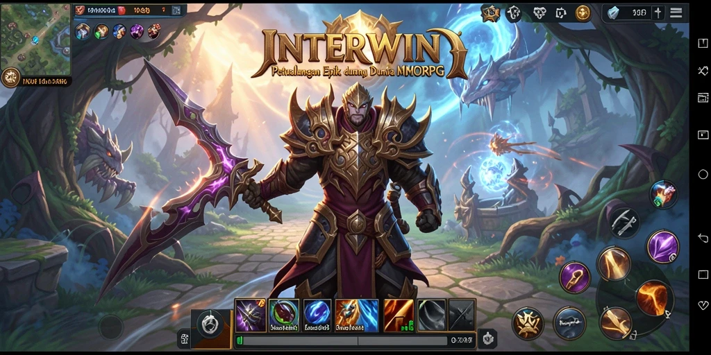 Gameplay INTERWIN yang mendebarkan dan interaktif di dunia MMORPG.