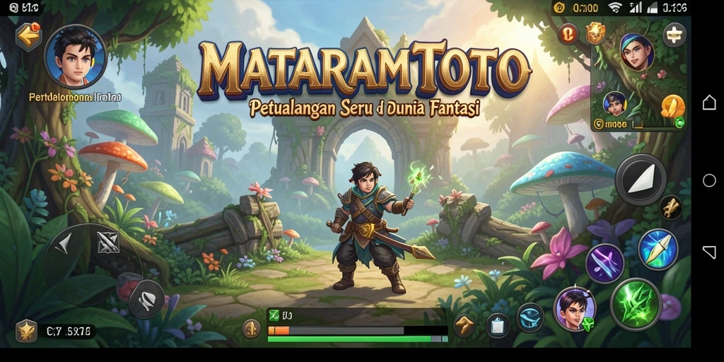 Screenshot seru dari gameplay MATARAMTOTO yang menunjukkan petualangan menantang.