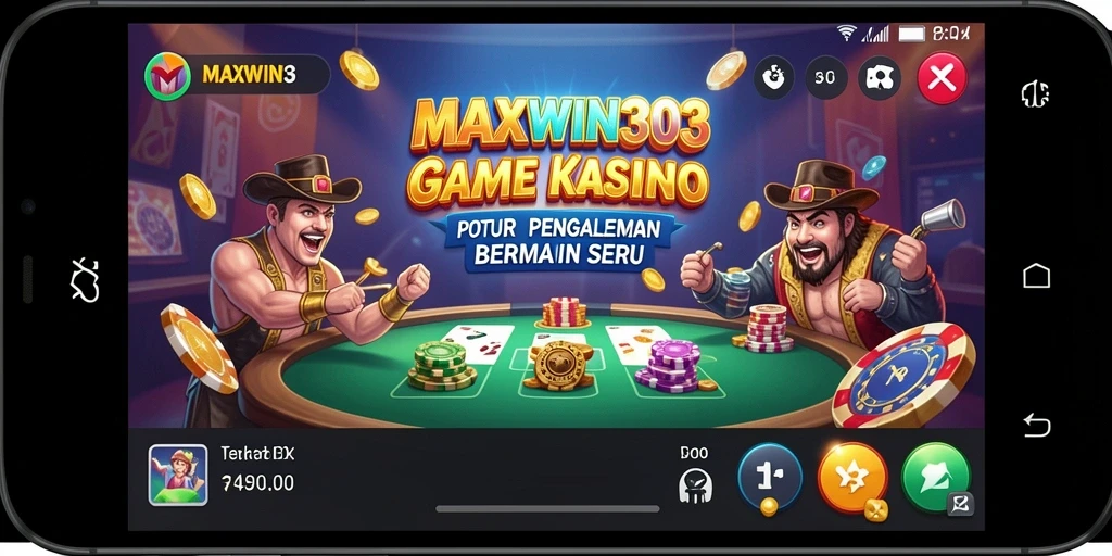 Tampilan gameplay menarik dari game Kasino MAXWIN303.