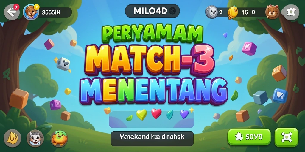 Tampilan permainan MILO4D yang penuh warna dan menarik.