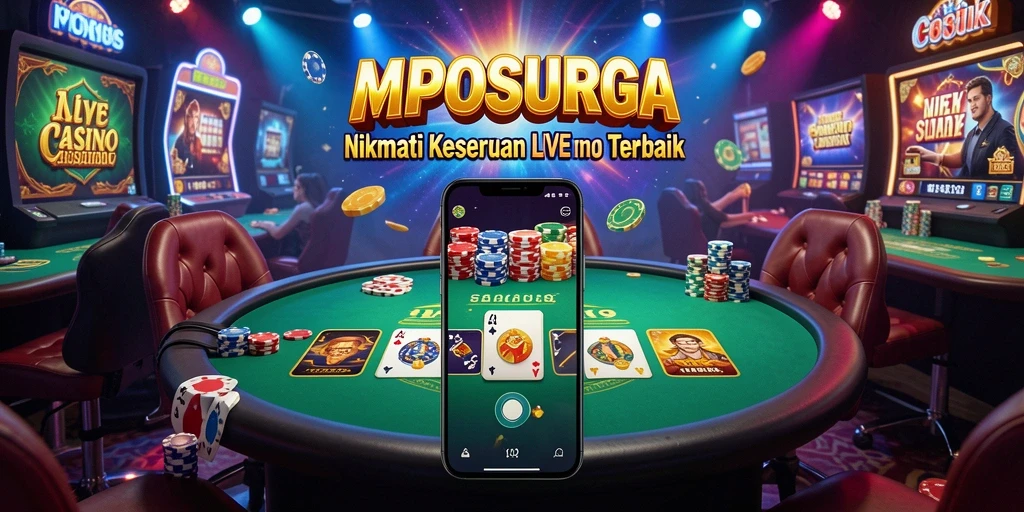 Tampilan gameplay menarik dari aplikasi MPOSURGA Live Casino.