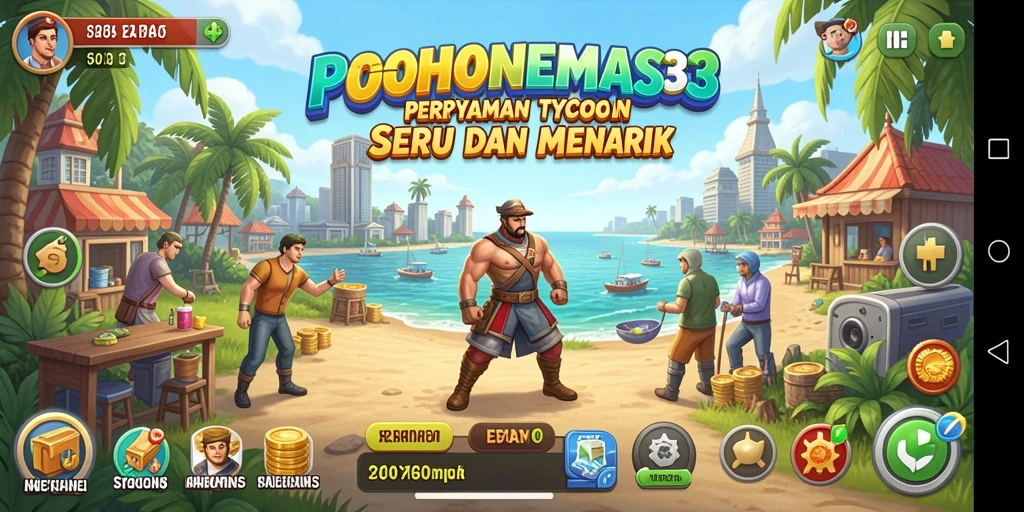 Tampilan gameplay POHONEMAS33 yang menarik dan interaktif.