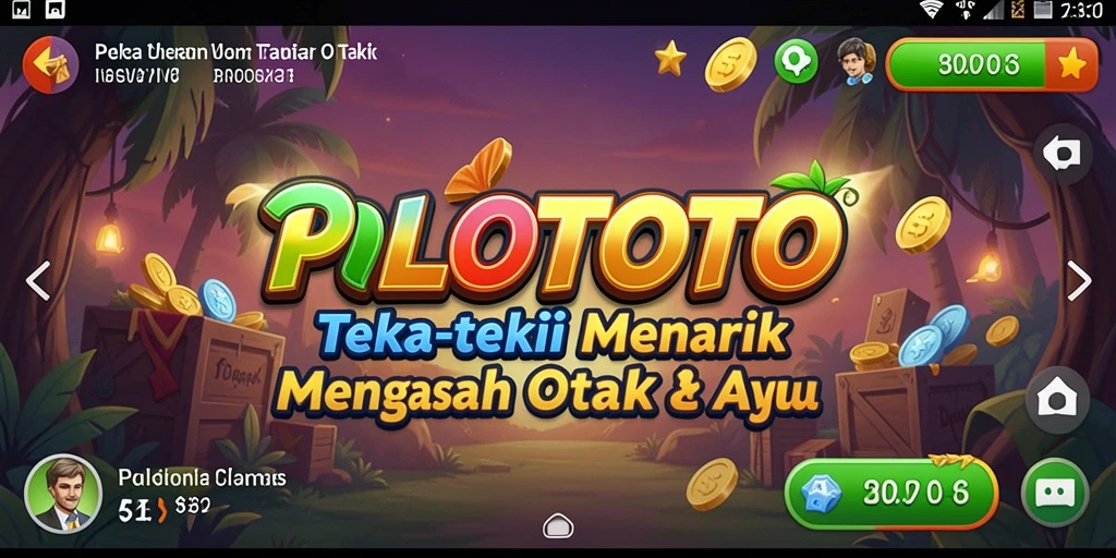 Gameplay seru dan menantang dalam POLOTOTO.