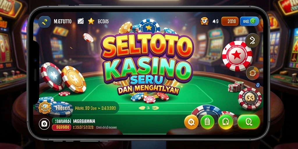 Tangkapan layar gameplay SELTOTO yang menampilkan keseruan permainan Kasino.