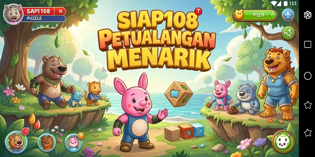 Tampak seru saat menyelesaikan teka-teki di SIAP108.