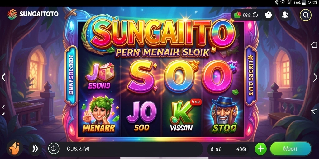 Tampilan gameplay SUNGAITOTO yang menarik dan penuh warna.