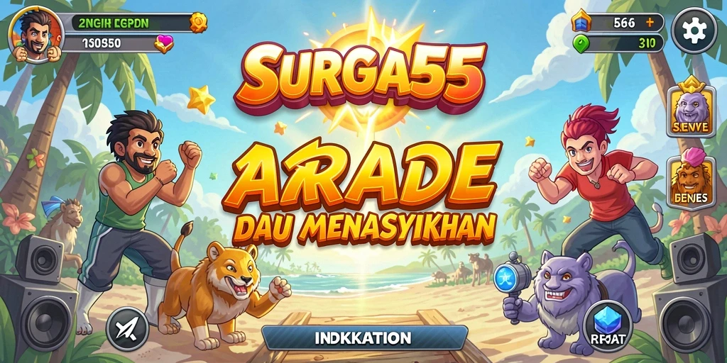 Tampilan gameplay SURGA55 yang menarik dan penuh aksi seru.
