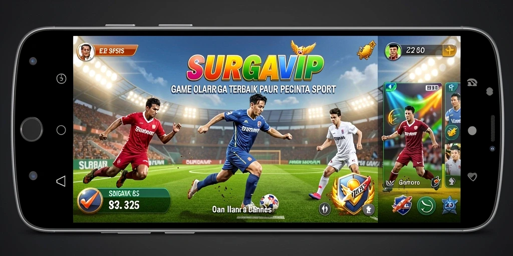 Screenshot gameplay SURGAVIP dengan aksi penuh energi dan seru.