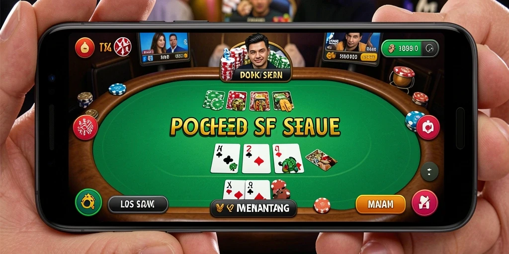 Screenshot gameplay T6 menampilkan serunya permainan poker.