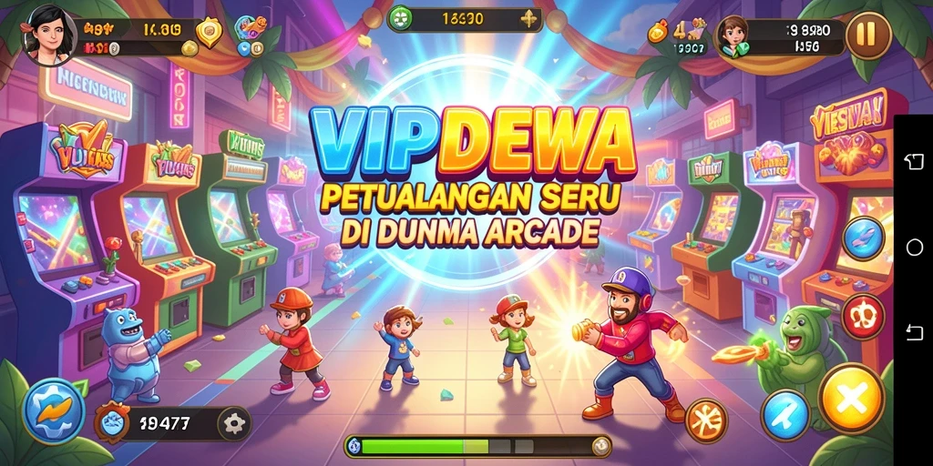 Gameplay seru di VIPDEWA yang menghadirkan tantangan arcade.