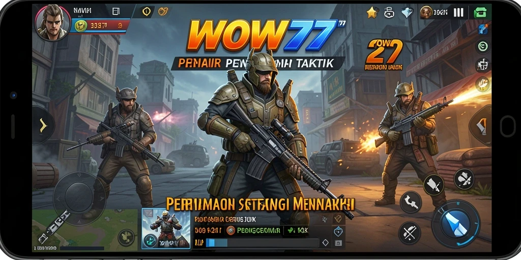 Tampilan gameplay WOW77 yang menantang dan strategis.